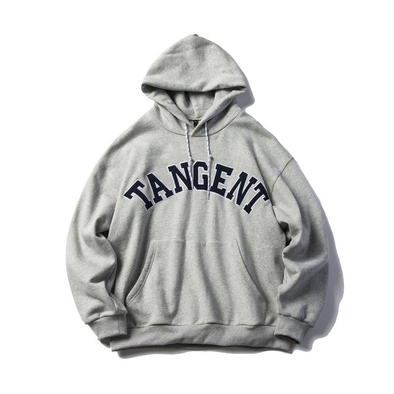 Unisex Oversize Hoodie with Collegiate Print and Kangaroo Pocket Fashion Glam