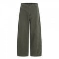 Women's Wide Cropped Pants with High Waist and Straight Leg Fashion Glam