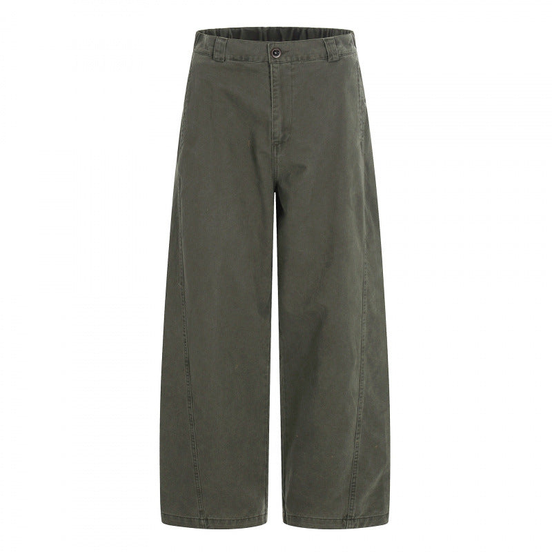 Women's Wide Cropped Pants with High Waist and Straight Leg Fashion Glam