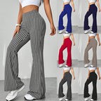 Ladies' Stretch Flared Pants with High Waist and Wide Leg Fashion Glam