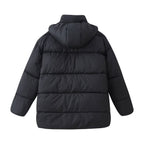 Women's Oversize Padded Coat with Hood and Quilted Thermal Filling Fashion Glam