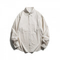 Men's oversized shirt made of cotton blend with fine pinstripes and chest pocket Fashion Glam