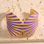 Women's bangle with elegant shell design Fashion Glam