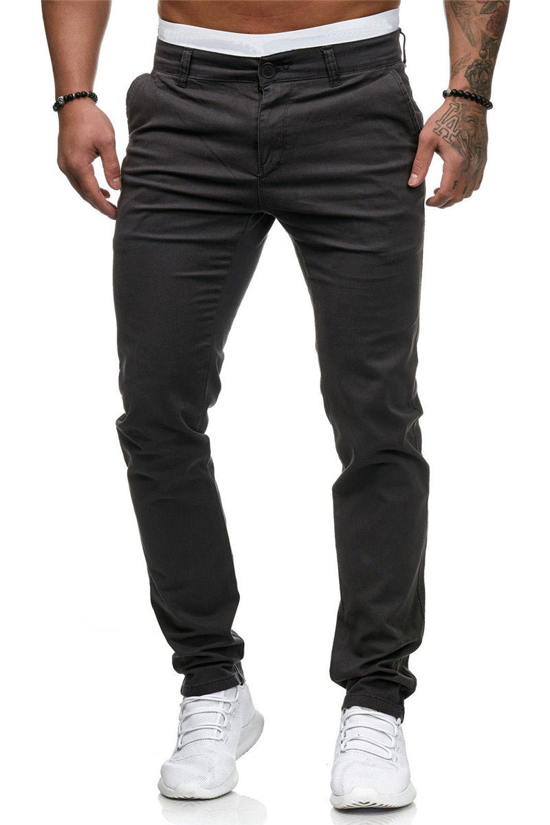 Men's tailored Slim-Fit Chino pants Fashion Glam