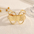Women's bracelet with ornate butterfly design Fashion Glam