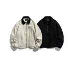 Unisex Short-cut Overshirt Jacket with Cord Collar, Chest Pocket and Precise Seam Details Fashion Glam