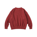 Unisex Oversize Chunky Knit Sweater with Cable Sleeves and Round Neckline Fashion Glam