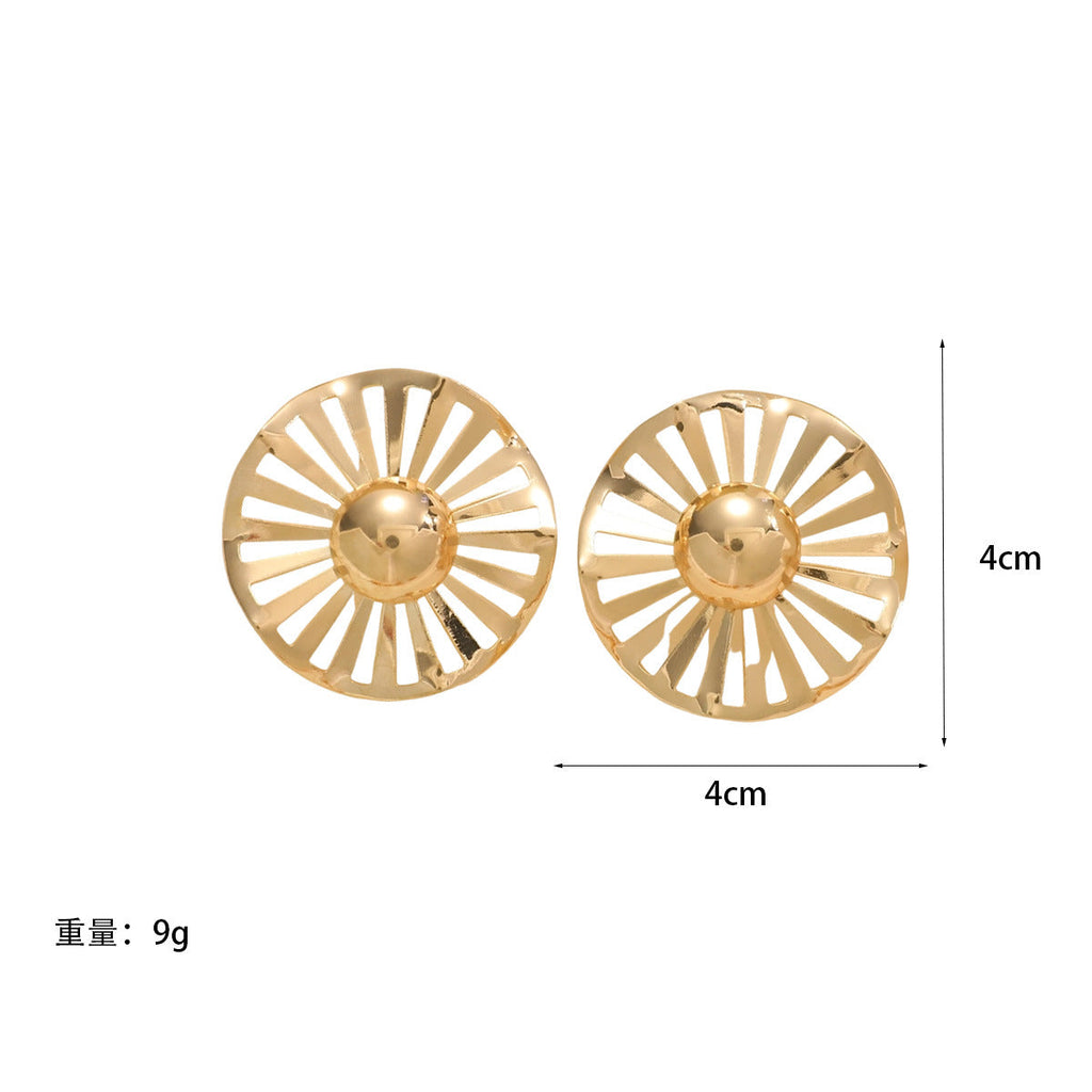 Ladies fashionable statement earrings with luxurious, geometric design Fashion Glam