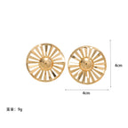 Ladies fashionable statement earrings with luxurious, geometric design Fashion Glam