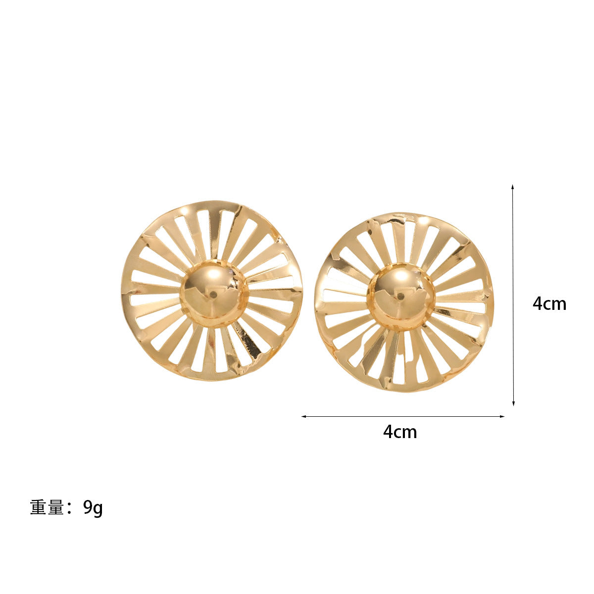 Ladies fashionable statement earrings with luxurious, geometric design Fashion Glam