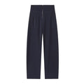 Women High-Waisted Wide Culotte Pants with Front Zipper and Flattering Waist Fit Fashion Glam