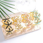 Ladies Open Cuff Bracelet with Expressive Star Motif Fashion Glam