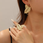 Women’s bracelet with elaborate leaf design Fashion Glam