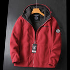 Women's Hooded Fleece Jacket with Teddy Lining and Full Zip Fashion Glam