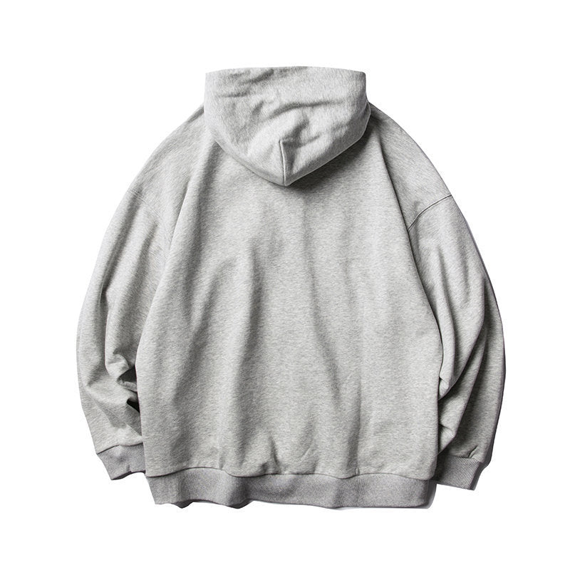 Unisex Oversized Hoodie in Collegiate Look with Kangaroo Pocket and Contrast Drawstring Fashion Glam