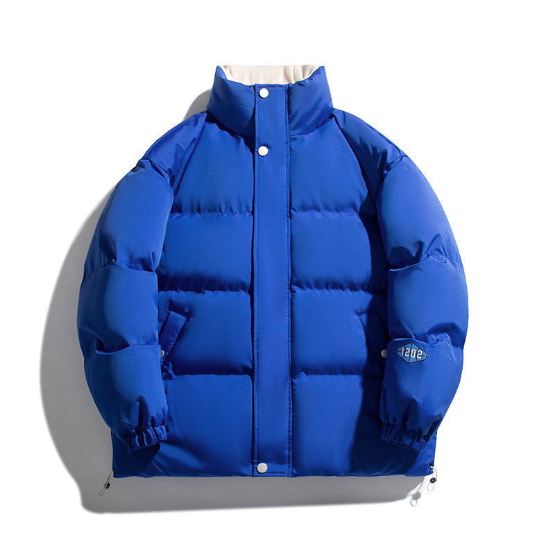 Unisex padded sleeveless quilted jacket with high stand-up collar, thermal insulation and drawstring hem Fashion Glam