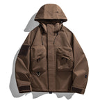Men's Technical Utility Hoodie with Multifunctional Pockets Fashion Glam