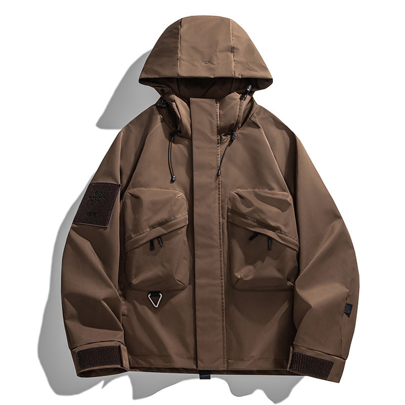 Men's Technical Utility Hoodie with Multifunctional Pockets Fashion Glam