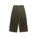 Unisex Wide Pleated Culotte Pants with Elastic Waistband, Deep Side Pockets and Casual 3/4 Length Fashion Glam