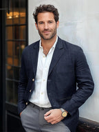 Men's Casual Linen Blazer Fashion Glam