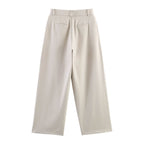 Women’s culotte trousers with a high waist and wide leg Fashion Glam