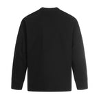 Unisex Long Sleeve Oversized Basic Shirt with Round Neck Fashion Glam