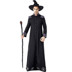 Men's magician costume with detailed symbols and elegant cape Fashion Glam