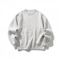 Unisex Oversize fine knit sweater with round neckline, ribbed cuffs, and mottled wool blend Fashion Glam