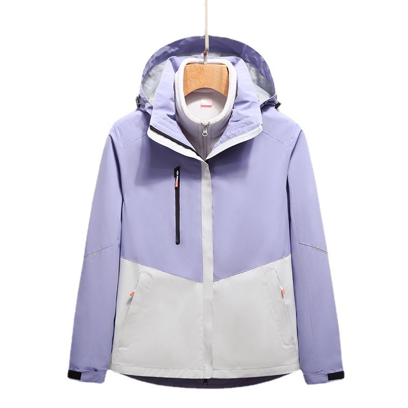 Men's Softshell Outdoor Jacket with Hood, windproof and waterproof Fashion Glam