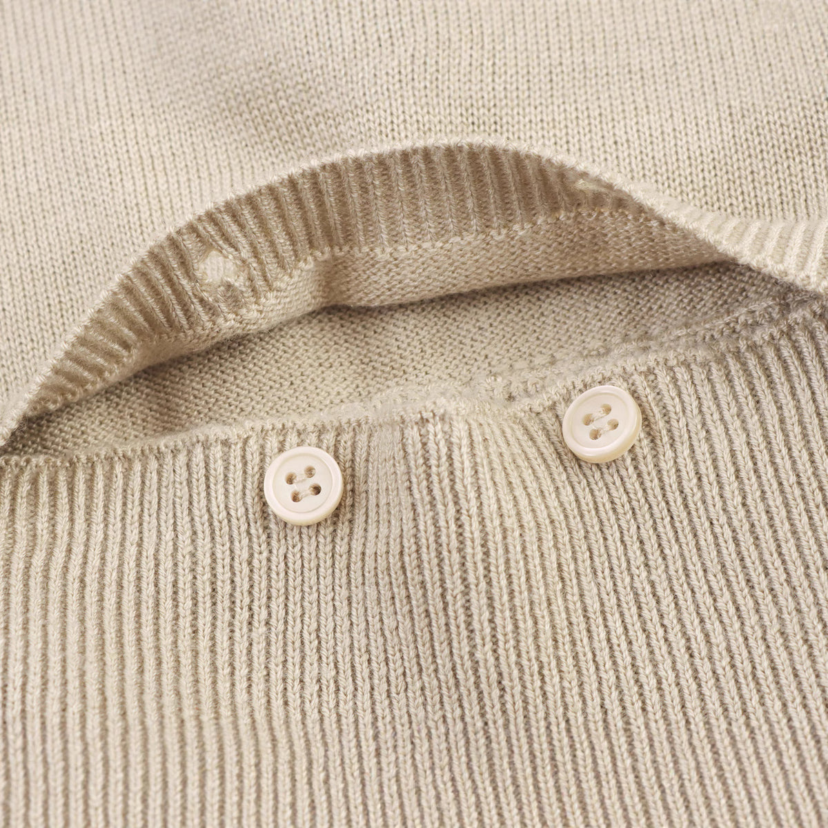 Women's Short Fine Knit Sweater with Balloon Sleeves and Decorative Button Waist Fashion Glam