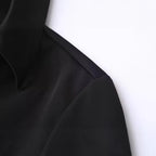 Women Elegant tailored shirt blouse with fine button placket and pointed collar Fashion Glam