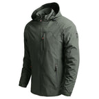 Men's Tactical-Urban Transitional Jacket with Hood, Mesh Lining and Concealed Zipper Pockets Fashion Glam