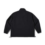 Unisex Lightweight Technical-Utility Jacket with Stand Collar, Zipper Pockets and Drawstring Hem Fashion Glam