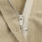 Women’s corduroy short jacket with fitted belt and snap button placket Fashion Glam