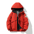 Men's Technical Hooded Field Parka with Thermal Insulation, Windproof Membrane and Multi-Pocket Fashion Glam