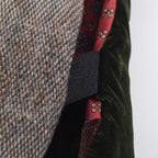 Women's Quilted Patchwork Vest with Voluminous Shawl Collar Fashion Glam