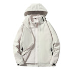 Men's three-layer waterproof outdoor softshell jacket with detachable fleece inner jacket Fashion Glam