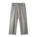 Men's wide straight-cut denim jeans with a high waist and five-pocket design Fashion Glam
