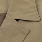 Women Short Cut Cape Trench with Boxy Silhouette and Half-Length Sleeve Straps Fashion Glam