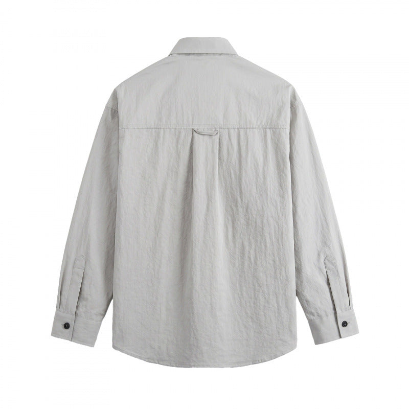 Unisex Boxy Overshirt with large patch pockets and shirt collar Fashion Glam