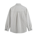 Unisex Boxy Overshirt with large patch pockets and shirt collar Fashion Glam