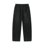 Unisex Loose Denim Pants with Elastic Waistband, Drawstring and Five Pockets Fashion Glam