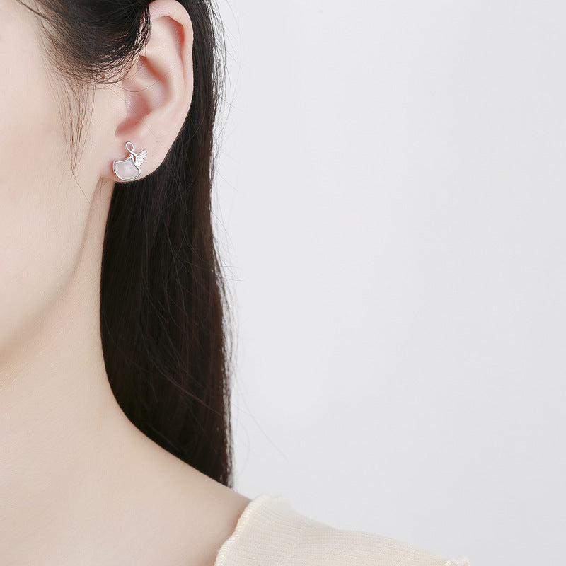Women's earrings in elegant whale fin design Fashion Glam