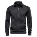 Men's sweatshirt jacket with high collar and full zip Fashion Glam