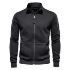 Men's sweatshirt jacket with high collar and full zip Fashion Glam