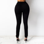 Women's High-Rise Skinny Jeans with Shaping Stretch Fashion Glam