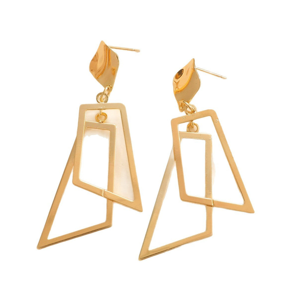 Women's Hanging Earrings in Modern Geometric Design Fashion Glam