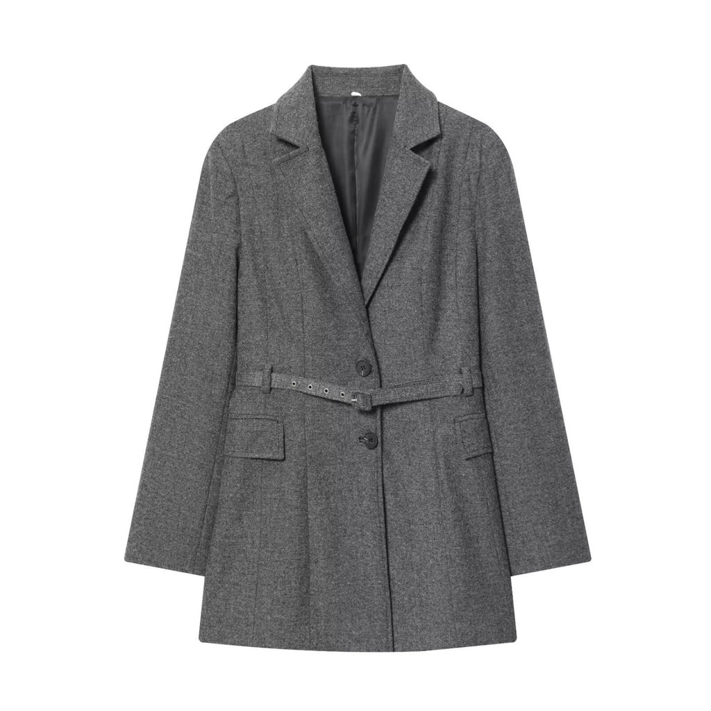 Women Straight Cut Suit Trousers with High Waist and Crease Fashion Glam