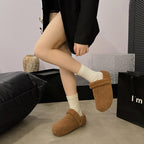 Women's Quilted Teddy Slippers with Fold and Padded Comfort Footbed Fashion Glam