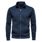 Men's sweatshirt jacket with high collar and full zip Fashion Glam